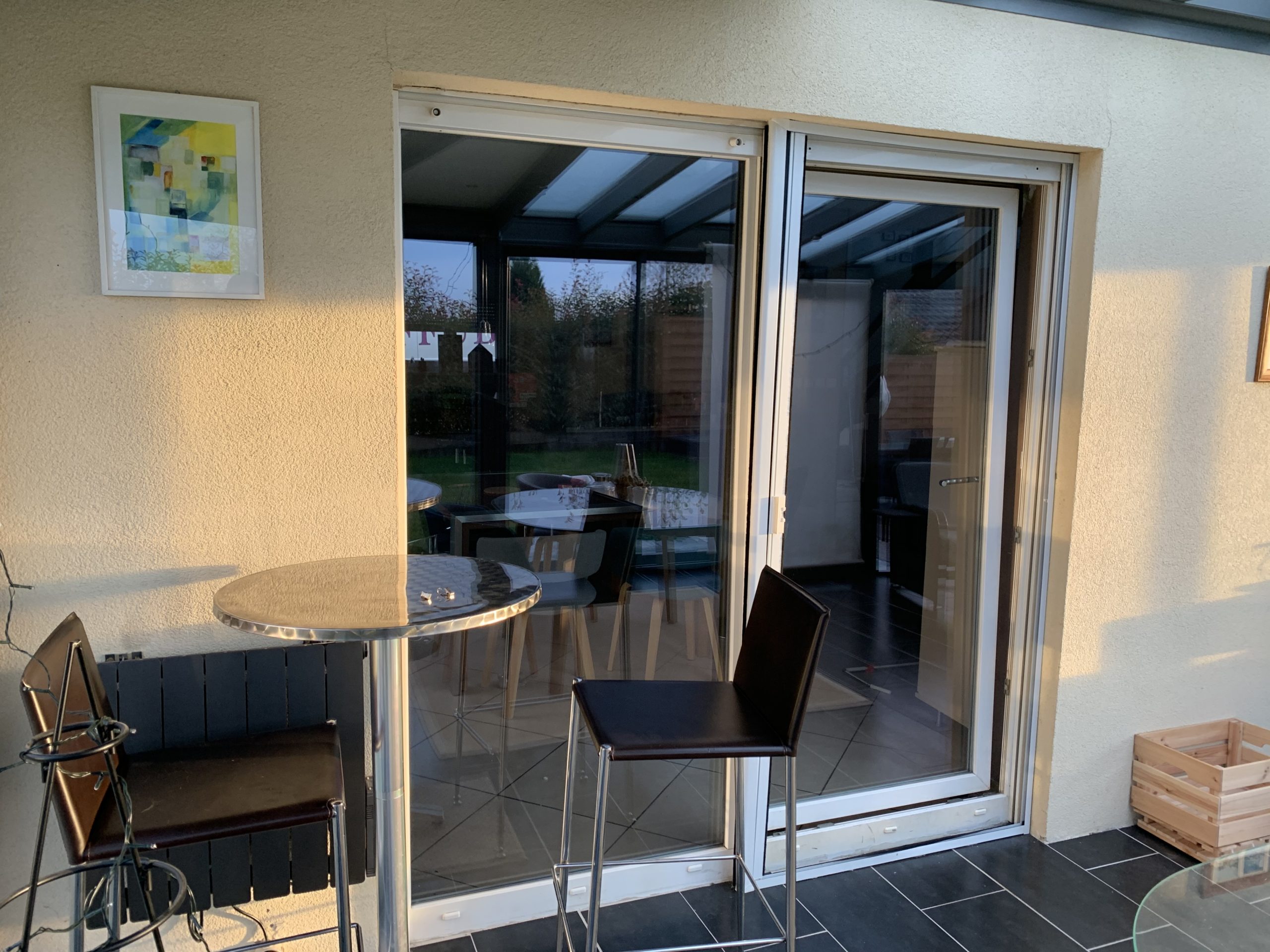 Coulissant aluminium avant